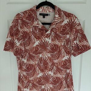 Banana Republic performance pique polo floral Men's Small